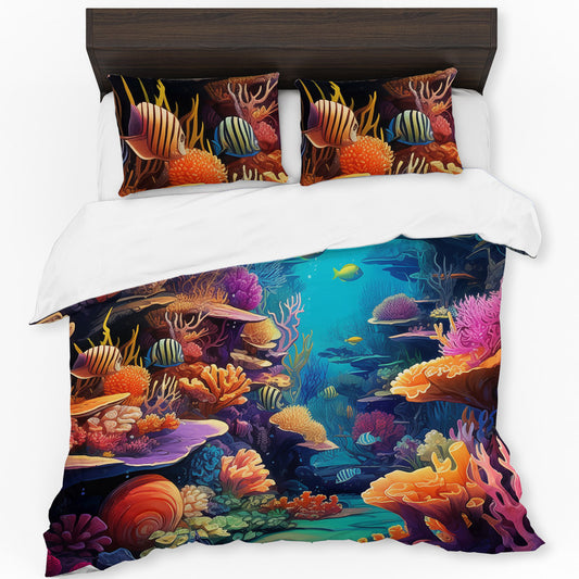 Sea Floor Duvet Cover Set