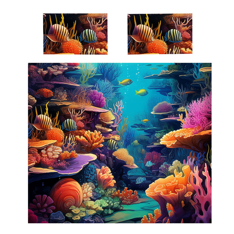 Sea Floor Duvet Cover Set