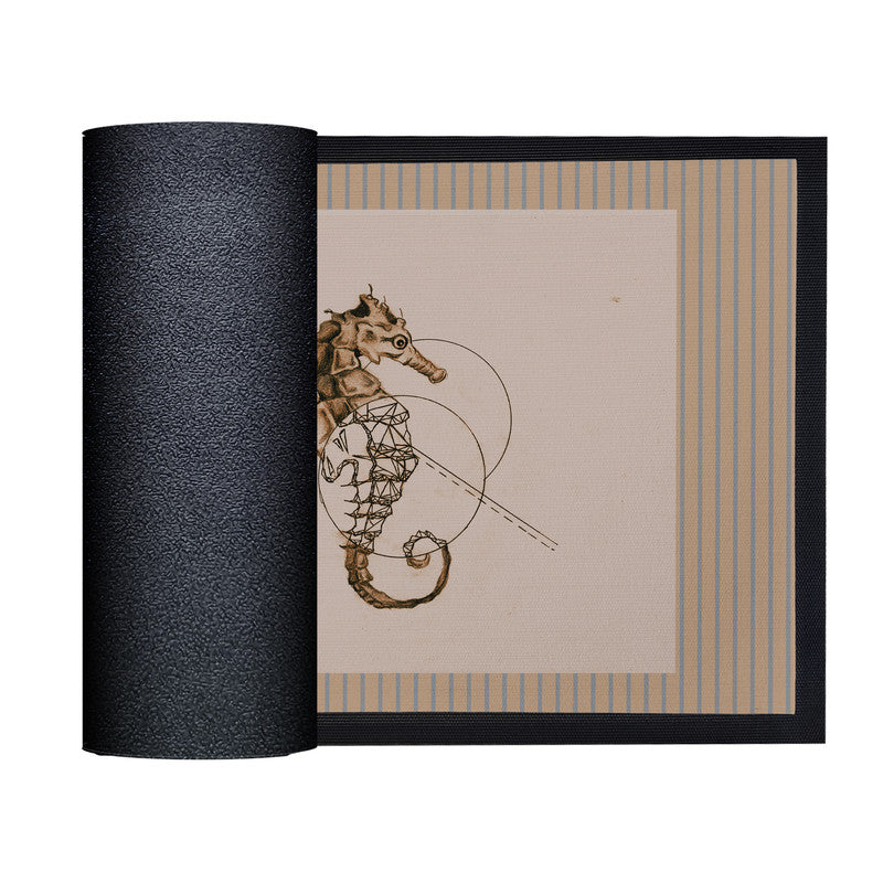 Sea Horse Door Mat by Nathan Pieterse