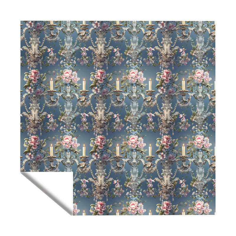 Seagreen and Candle Ligh Square Tablecloth