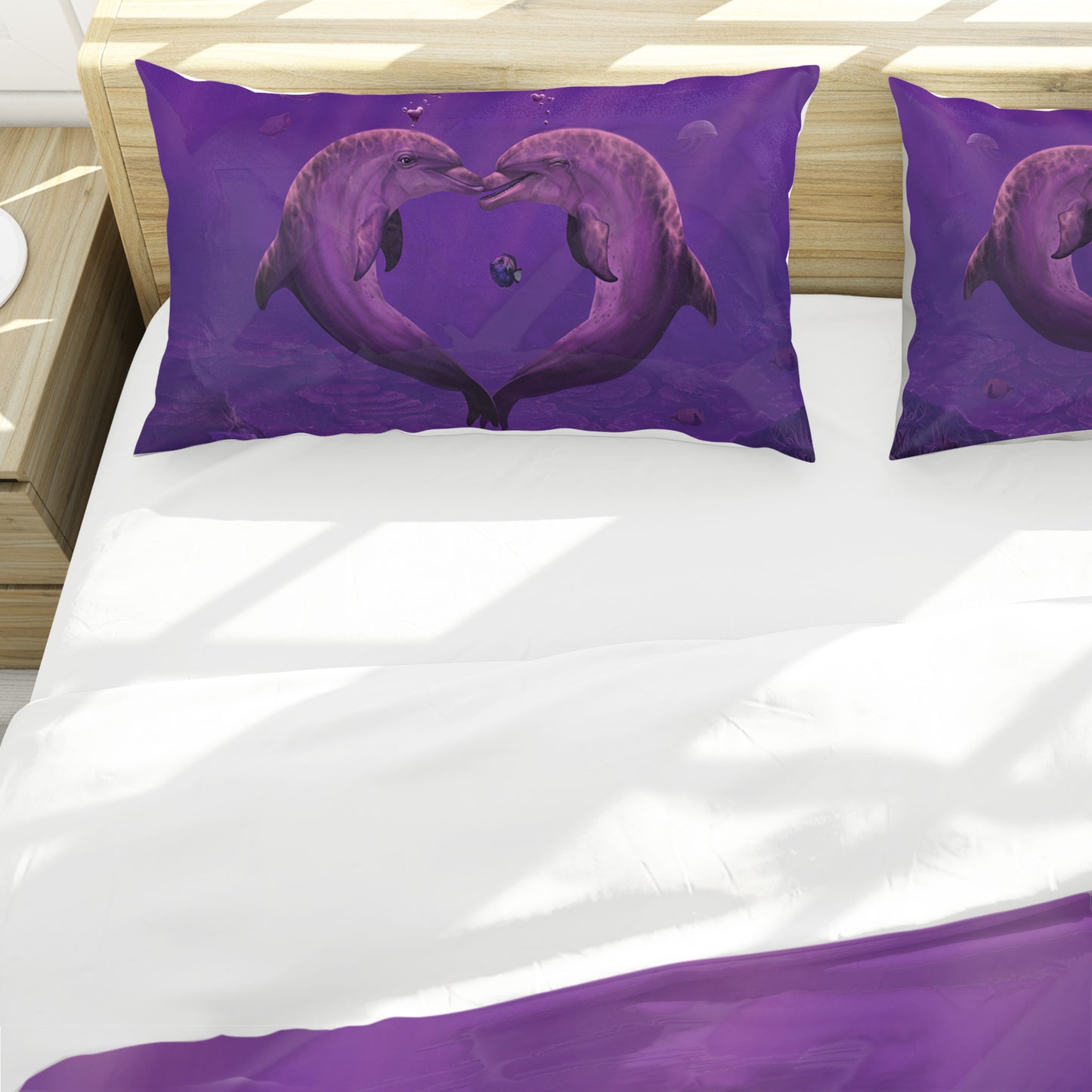 Sea of Hearts Duvet Cover Set By Vincent Hie
