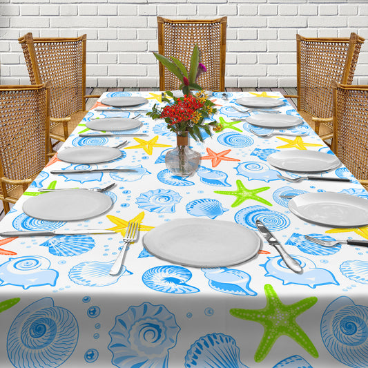 Seaside Holiday 3m Rectangle Tablecloth