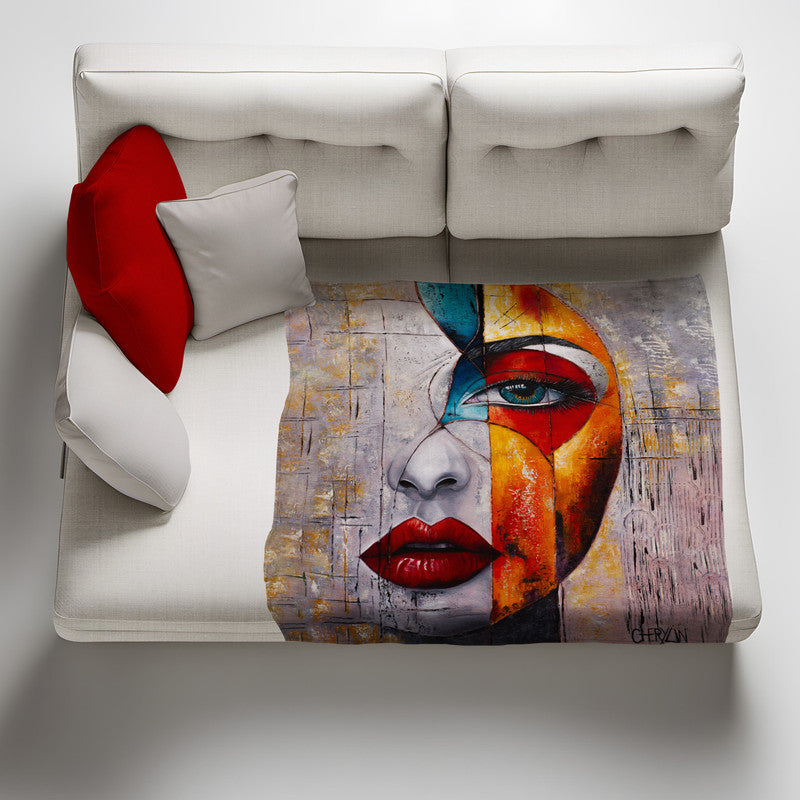 Seasons of Expressions Light Weight Fleece Blanket by Cherylin Louw