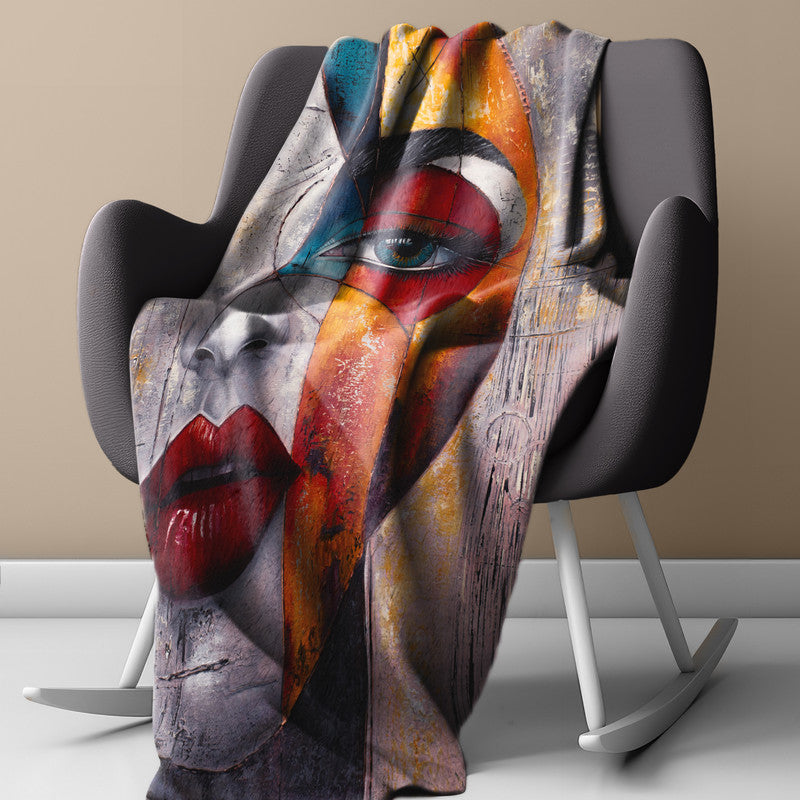 Seasons of Expressions Light Weight Fleece Blanket by Cherylin Louw