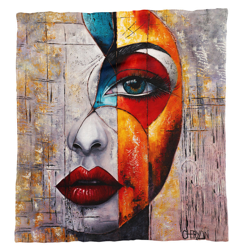 Seasons of Expressions Light Weight Fleece Blanket by Cherylin Louw