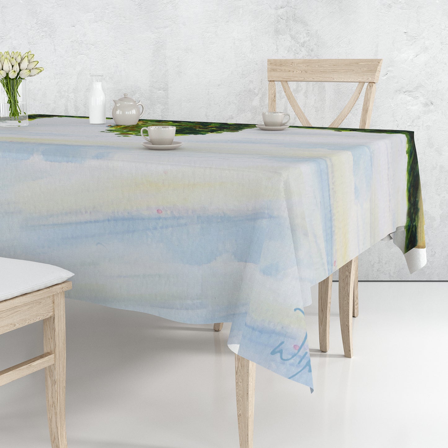 Secluded Farm House By Wikus Hattingh Rectangle Tablecloth