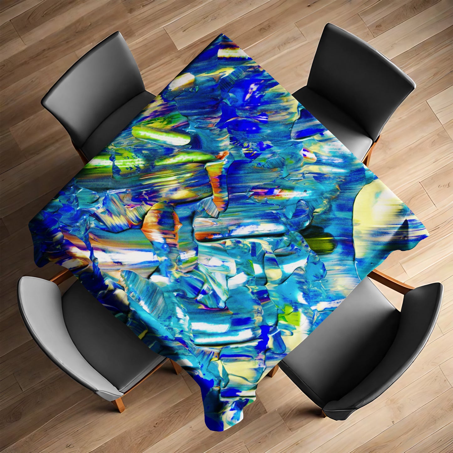 Serene Chaos Square Tablecloth