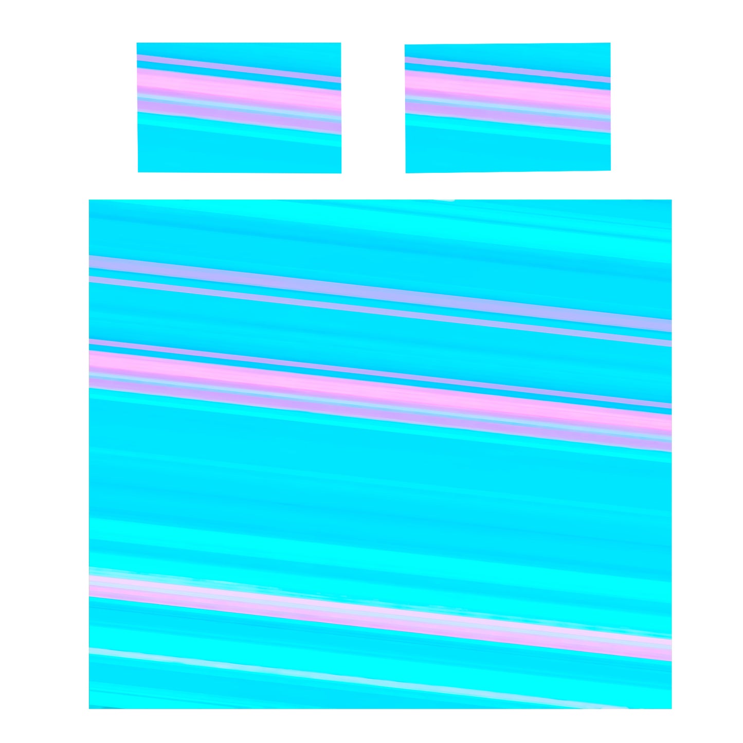 Serene Streaks Duvet Cover Set