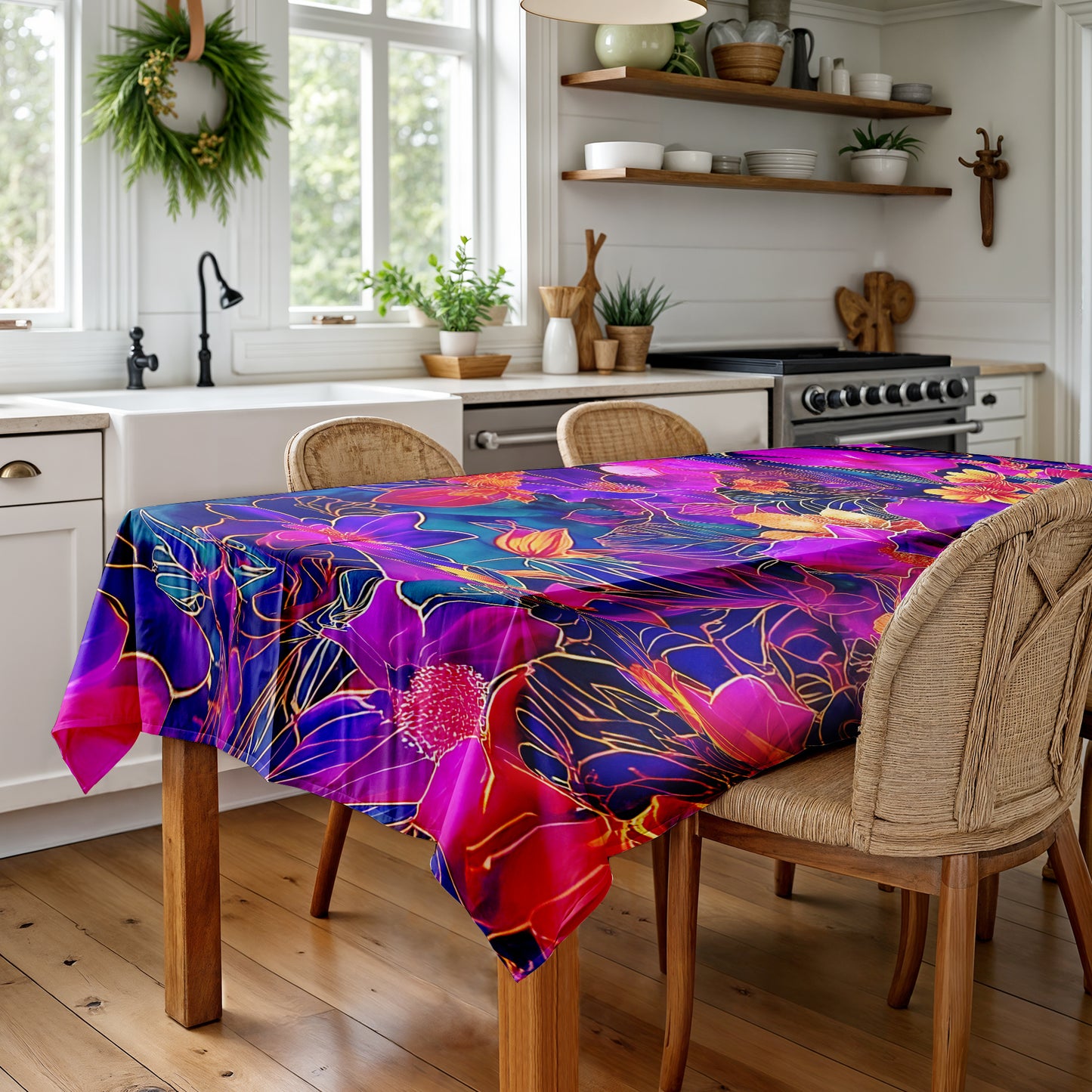 Serpent Lagoon Dreams Rectangle Tablecloth