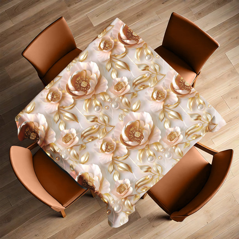 Shades of Cream Square Tablecloth