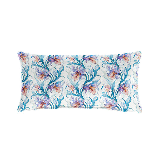 Shades of Teal Oblong Luxury Scatter