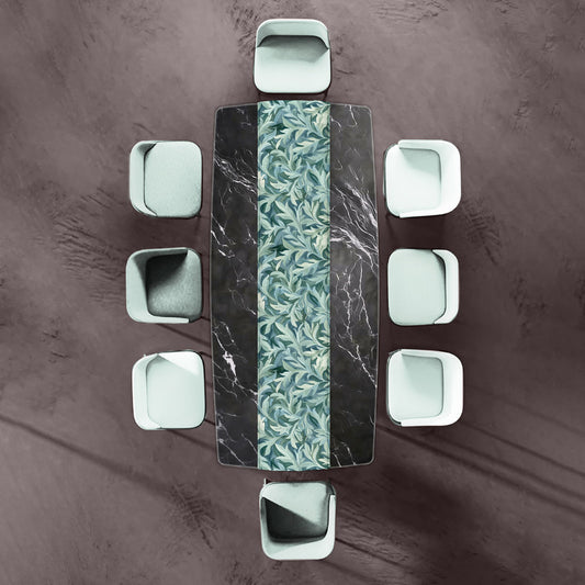 Shades of Teal Table Runner