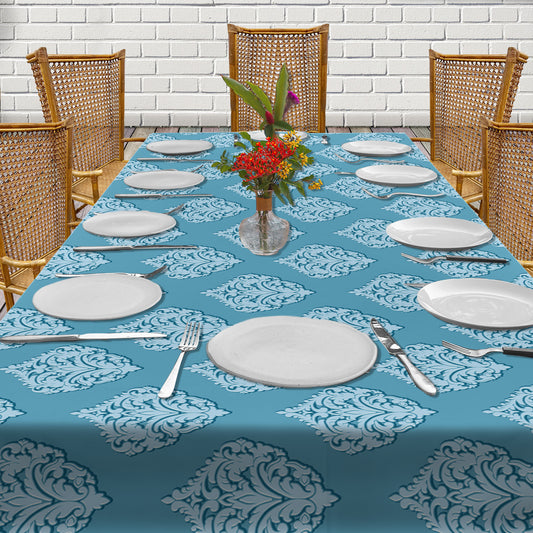 Shades of Green Classic Pattern 3m Rectangle Tablecloth
