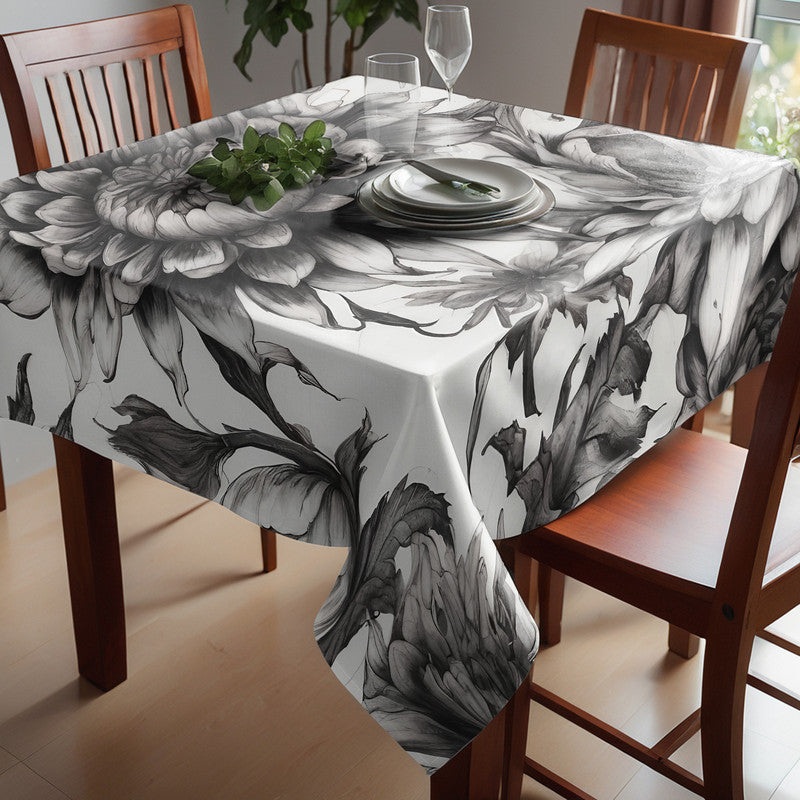 Shadow Bloom Flowers Square Tablecloth By Nathan Pieterse