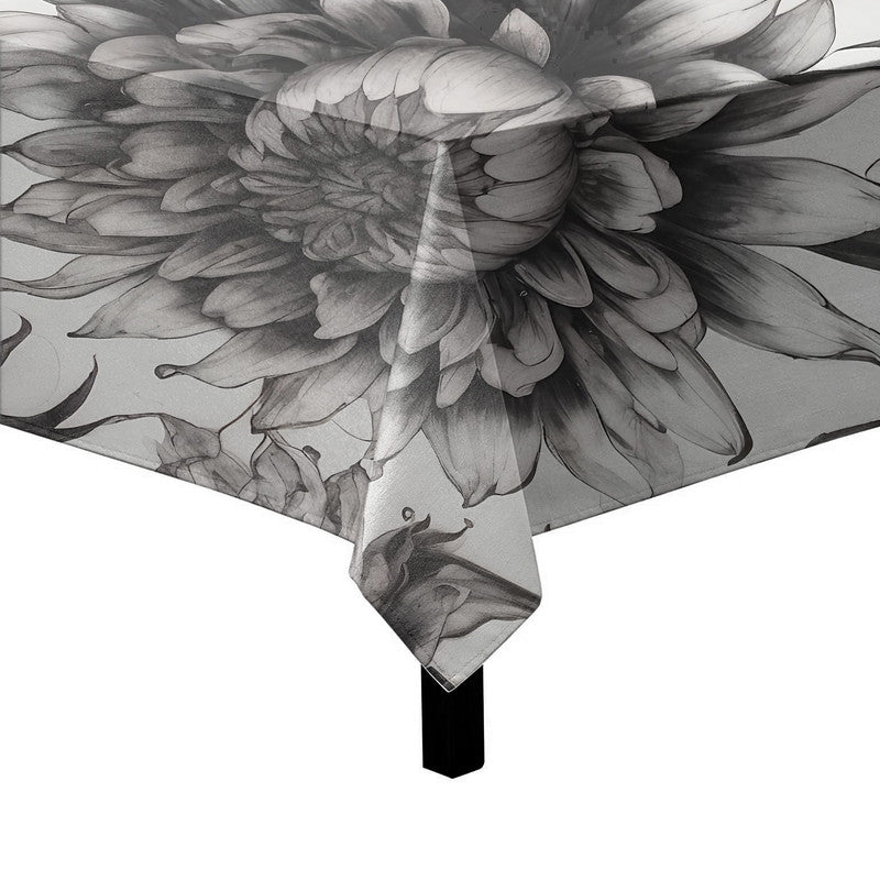 Shadow Flowers Square Tablecloth By Nathan Pieterse