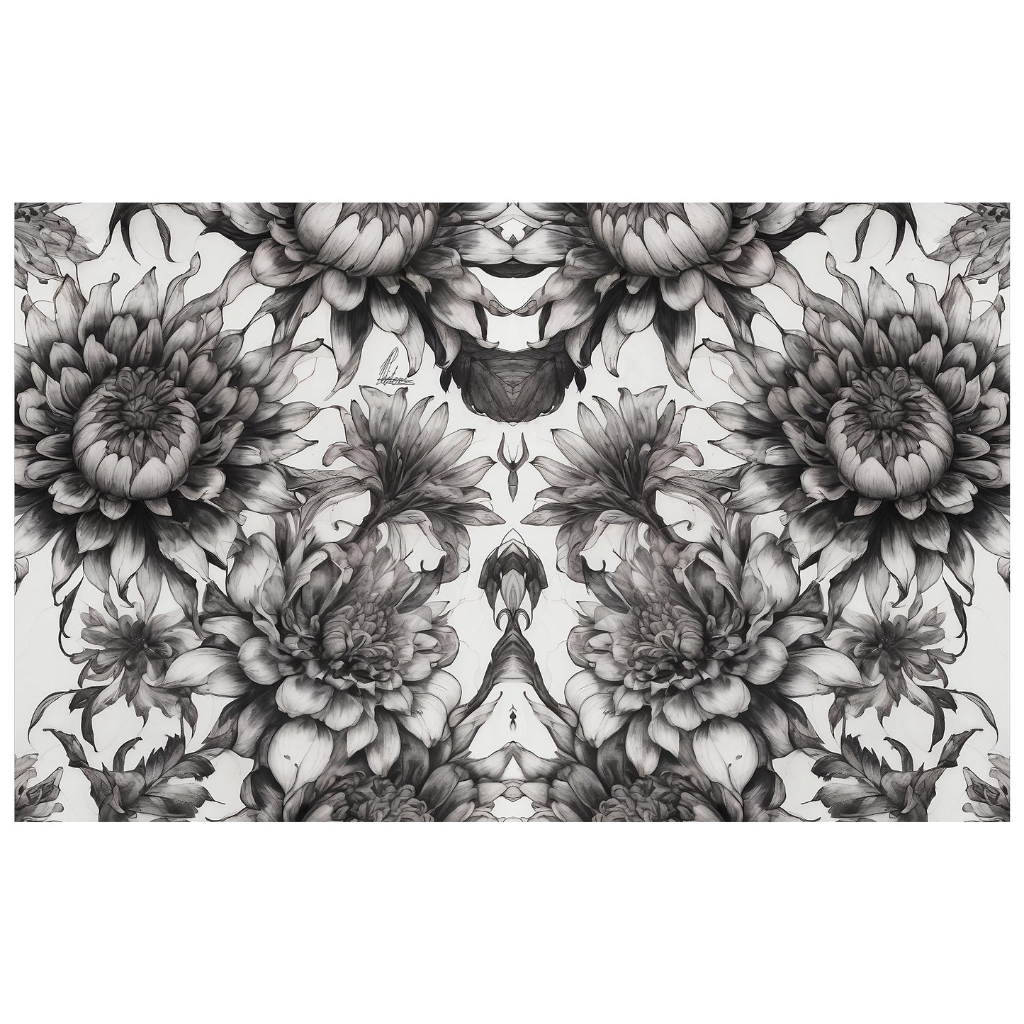 Shadow Bloom Flowers By Nathan Pieterse Rectangle Tablecloth