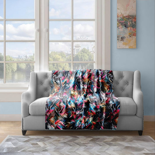 Shadows in Another World Light Weight Fleece Blanket