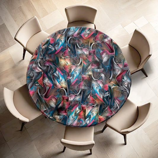 Shadows in Another World Round Tablecloth