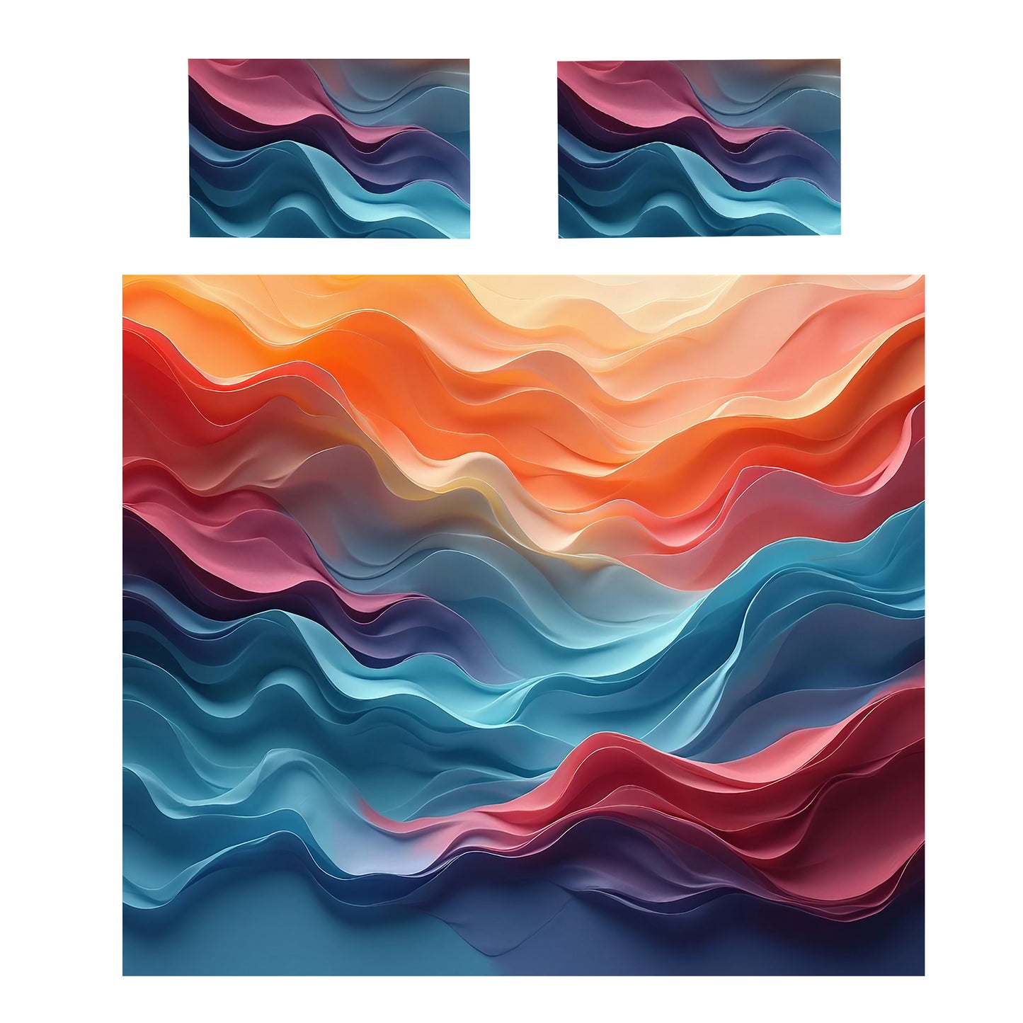 Shadows in Chiffon Duvet Cover Set