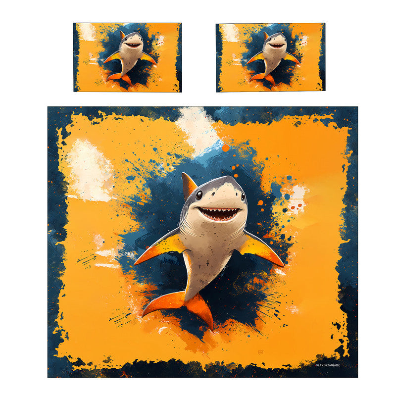 Shark Duvet Cover Set by Wikus Schalkwyk