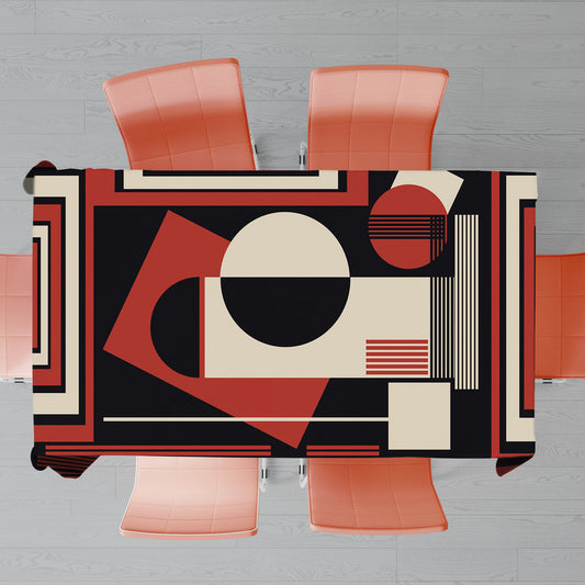 Shifting Symmetries Rectangle Tablecloth