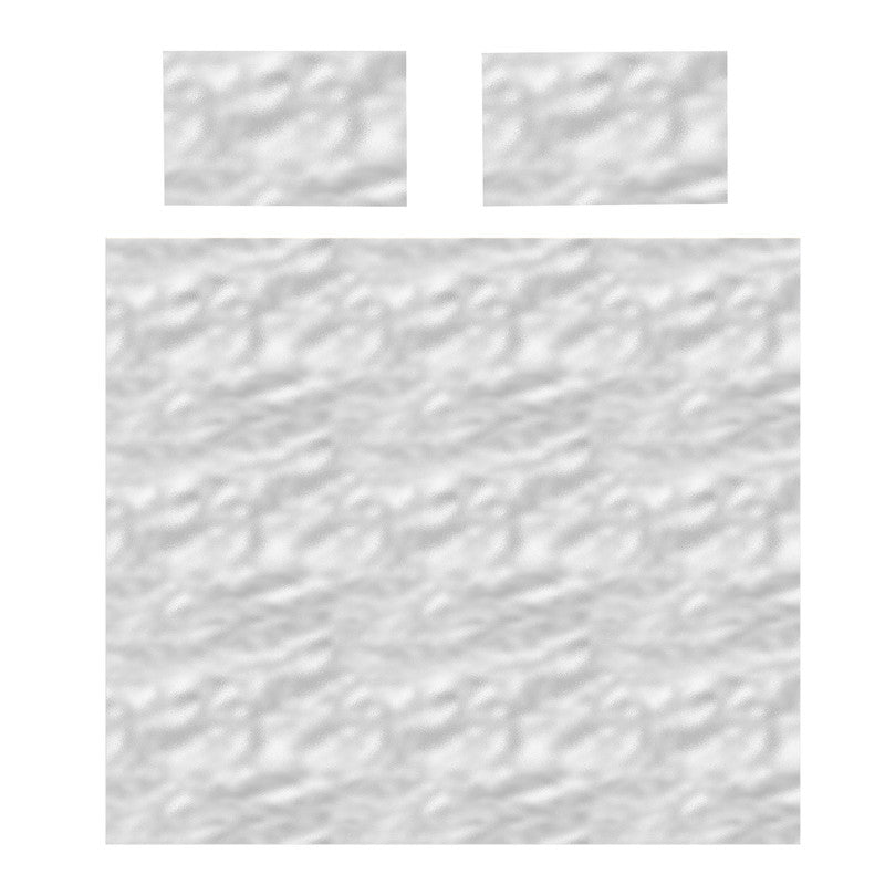 Silver Foil Duvet Cover Set