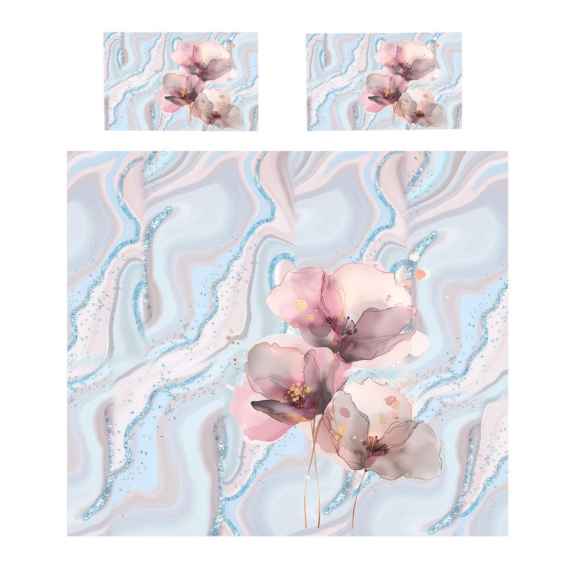 Silver Streams Duvet Cover Set