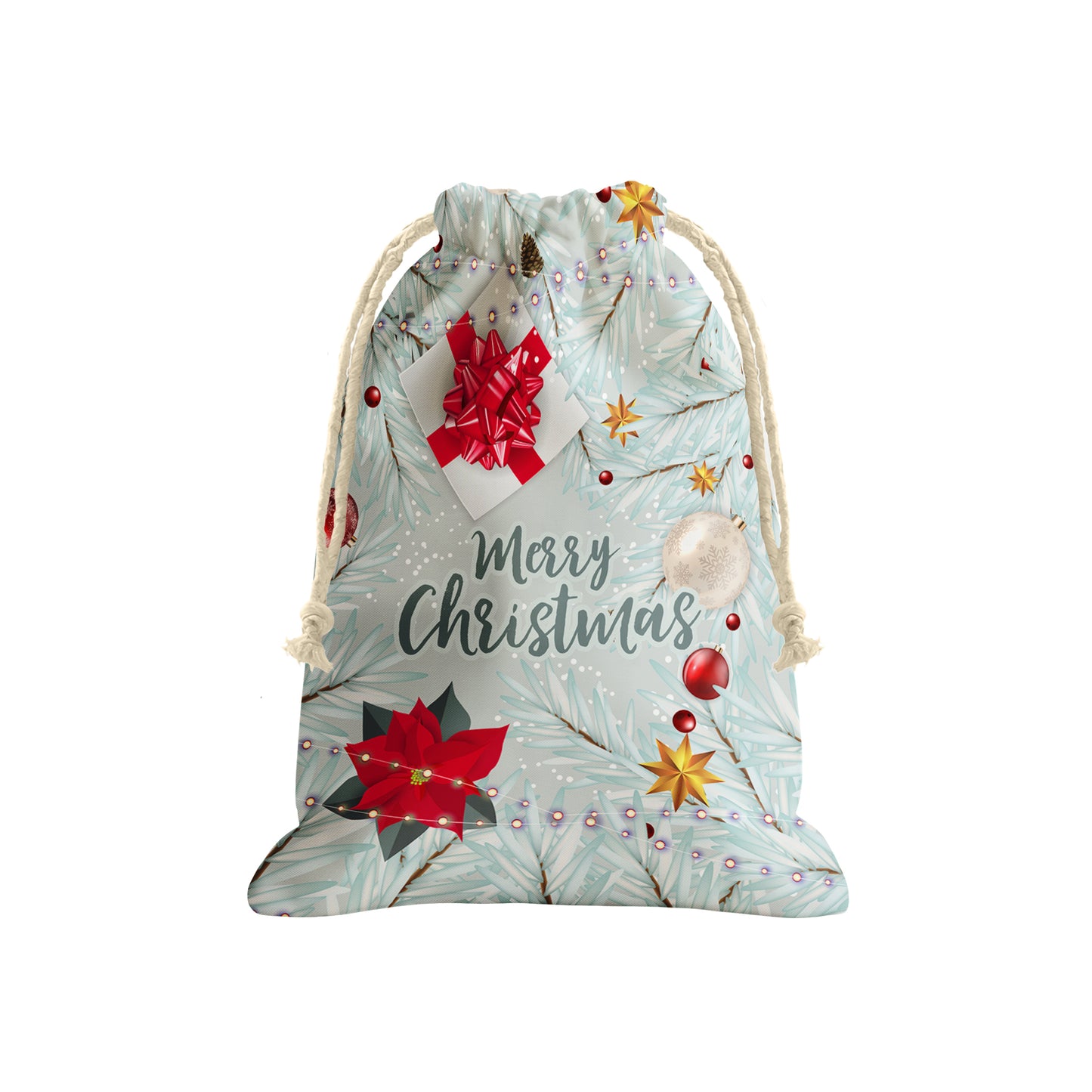 Silver Christmas Gift Sack