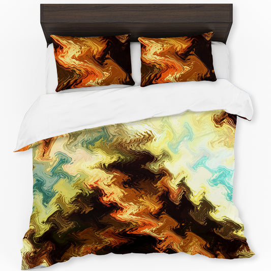 Simmering Flames Duvet Cover Set