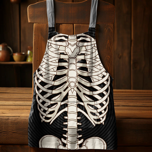 Skeleton Medium Length Apron
