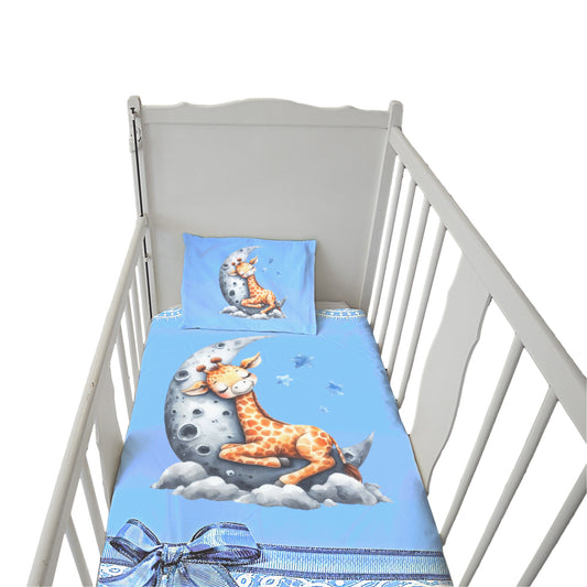 Sleeping Baby Giraffe Cot Set