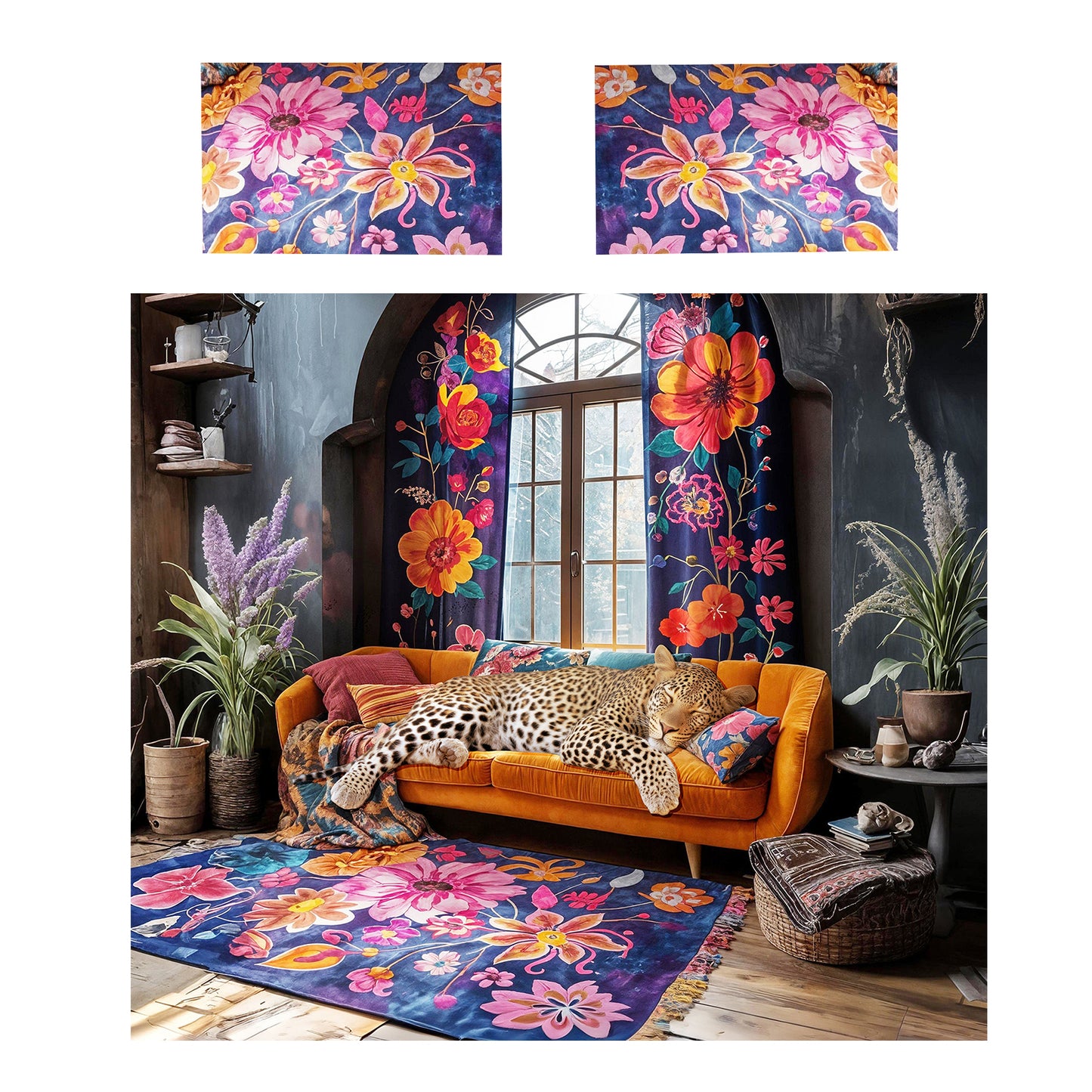 Sleeping Leopard Duvet Cover Set