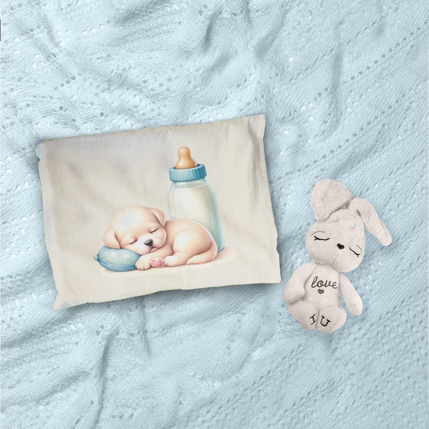 Sleeping Pup Cot Set