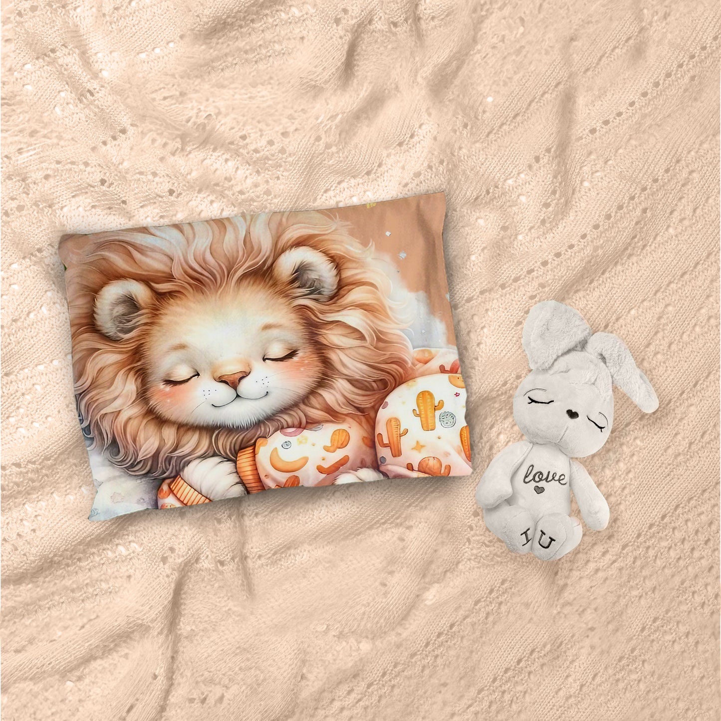 Sleepy Lion Cot Set