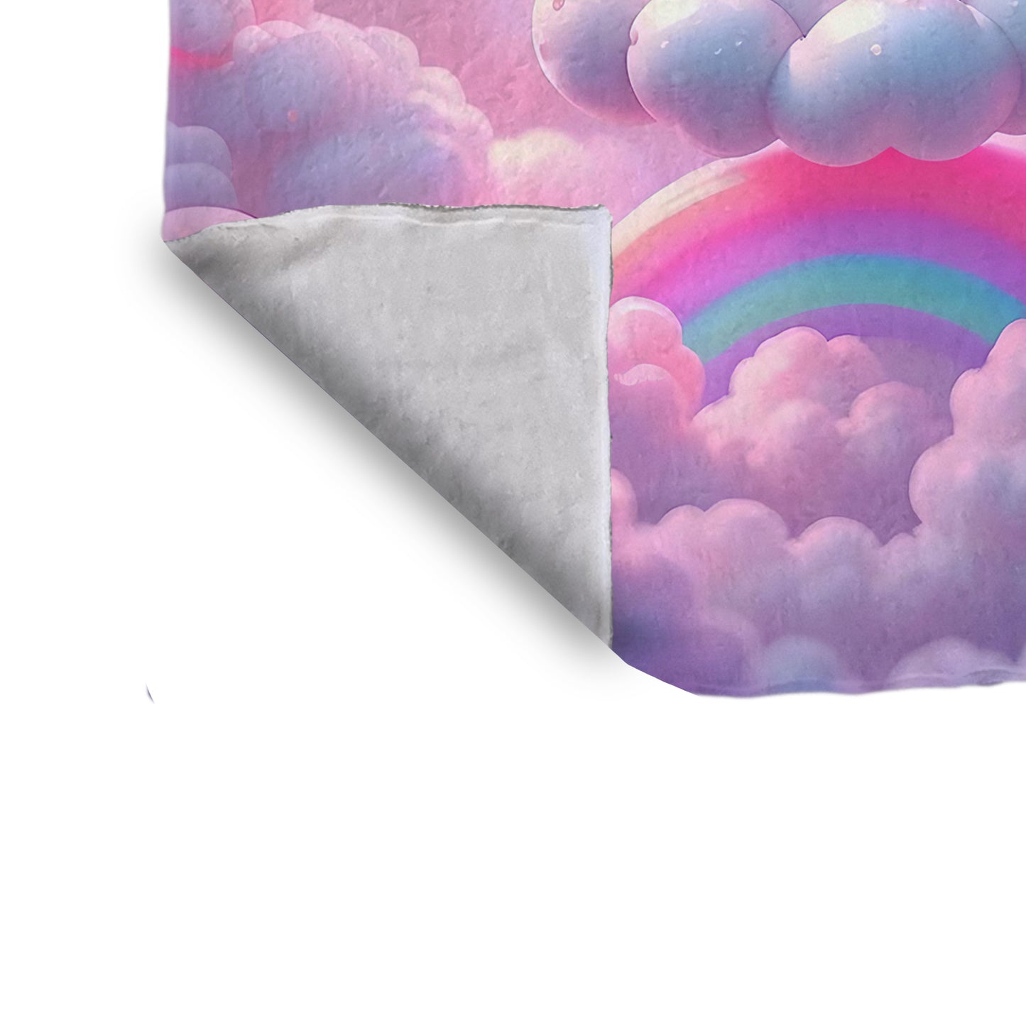 Smiley Cloud Minky Blanket