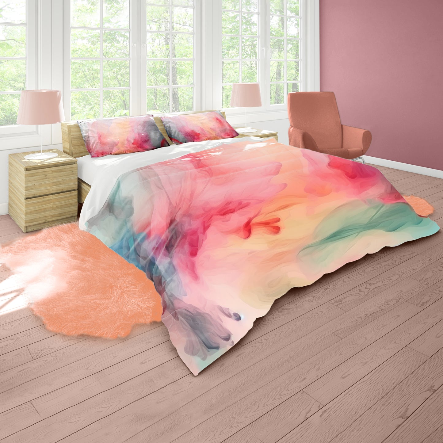 Smokey Sunset Duvet Cover Set