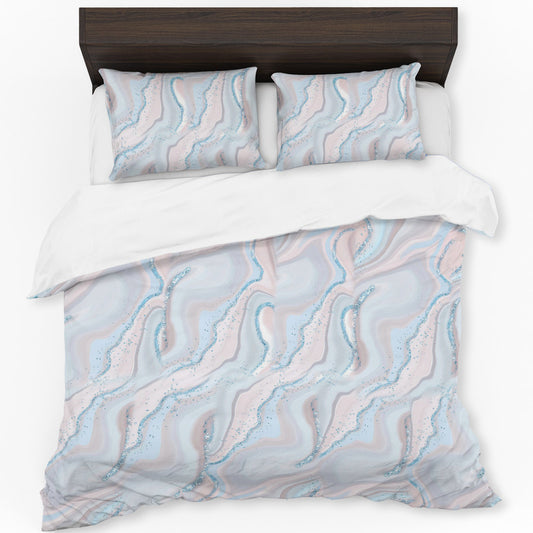 Soft Flowing Colours Duvet Cover Set