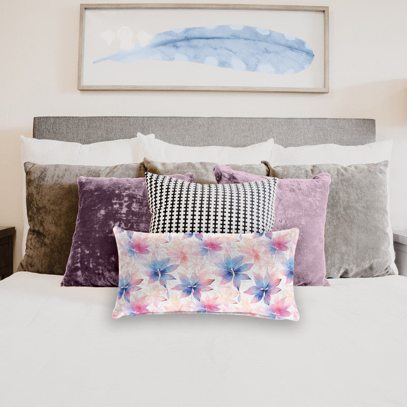 Soft Pastel Shades Oblong Luxury Scatter