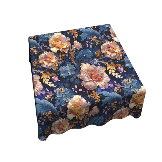 Soft Peach Roses Square Tablecloth