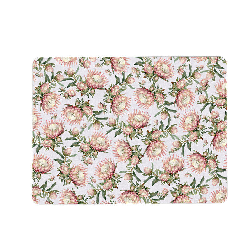 Soft Pink Protea Placemats By Mark Van Vuuren