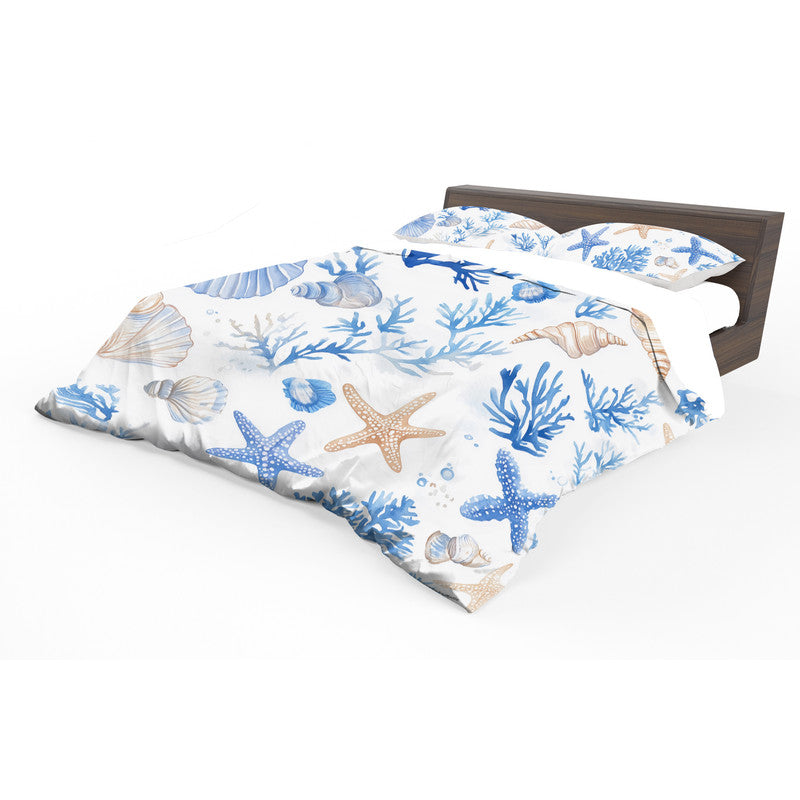Soft Seashells Duvet Cover Set by Wikus Schalkwyk
