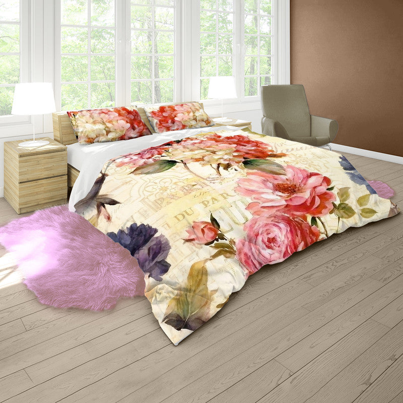 Soft Vintage Bloom Duvet Cover Set