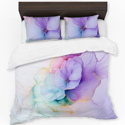 Soft Petal Symphony Duvet Cover Set