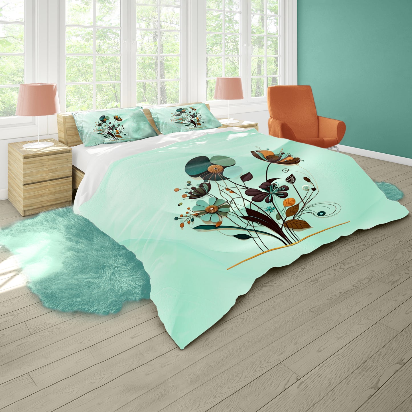Soft Summer Breeze Duvet Cover Set