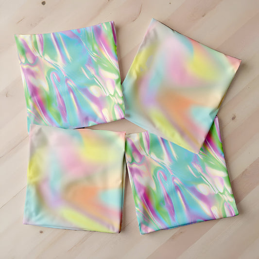 Soft Abstract Pastel Colour Luxury Scatter Covers (Set of 4)