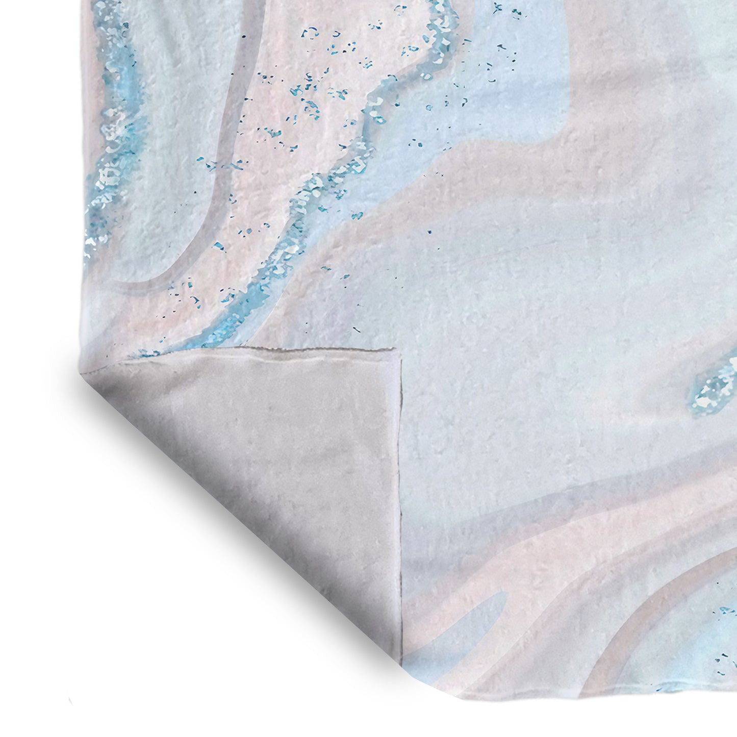 Soft Flowing Colours Light Bed Throw