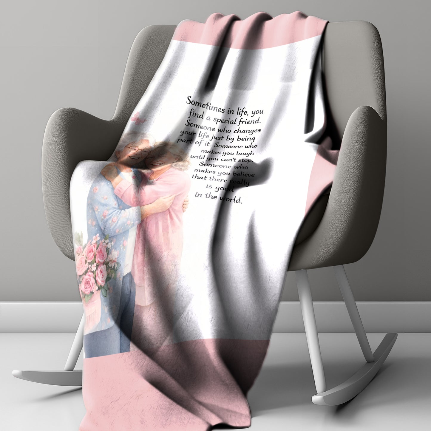 Sometimes in Life Light Weight Fleece Blanket