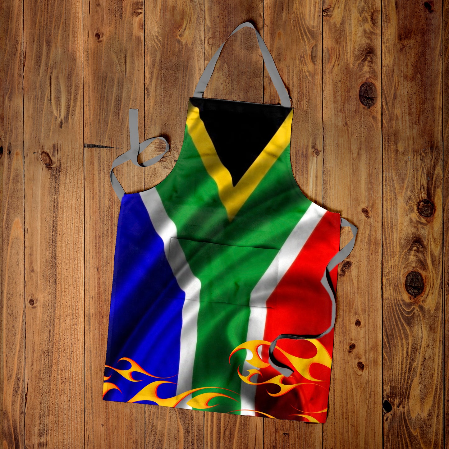 South African Flag Medium Length Apron