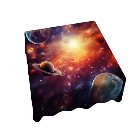 Red Sun in Space Square Tablecloth