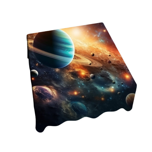 Blue Planet in Space Square Tablecloth